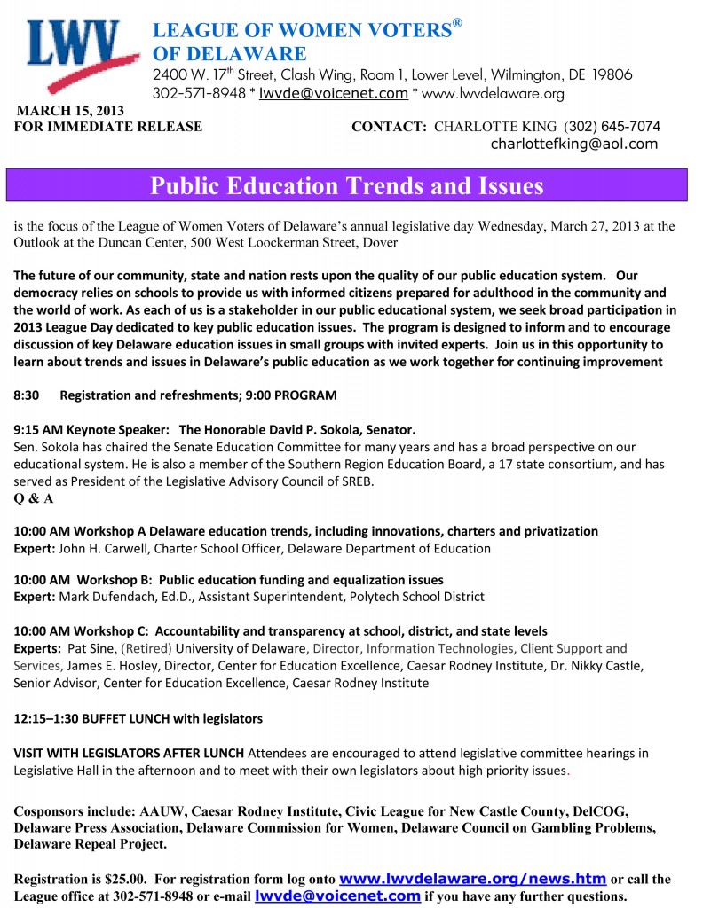 LWV_Press Release